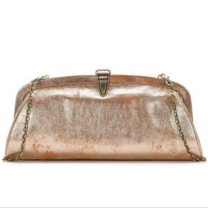 Patricia Nash Ardales Champagne Foil Satchel